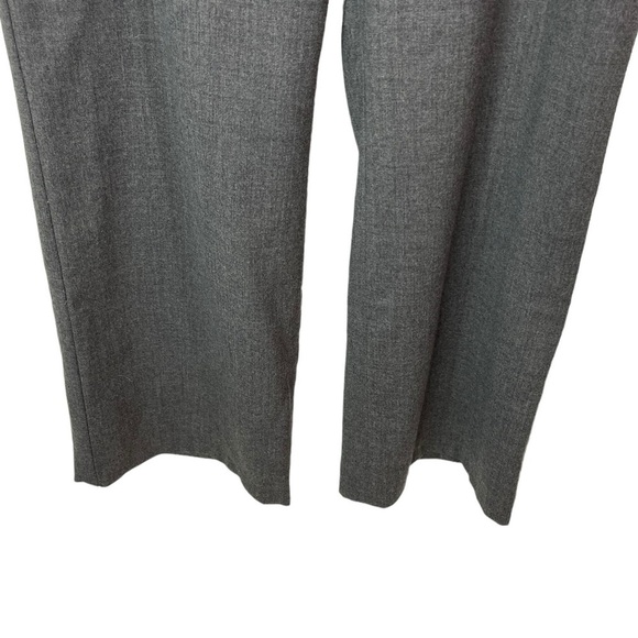 Talbots Heritage Gray Wool Side Pocket Zip fly Straight Leg Dress Pants Size 14 - Picture 5 of 14